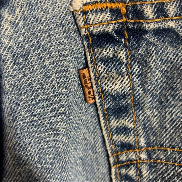 Vintage Levi's 540 Men's 40x30 Brown Tab Relaxed 90's Straight Leg Jean  Cotton - Picture 8 of 11